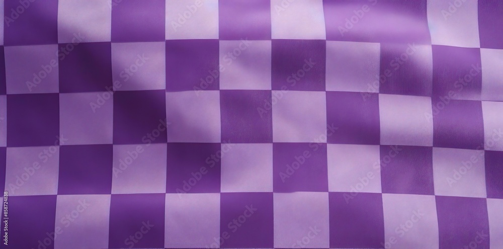 Poster purple checkered background with a checkerboard pattern