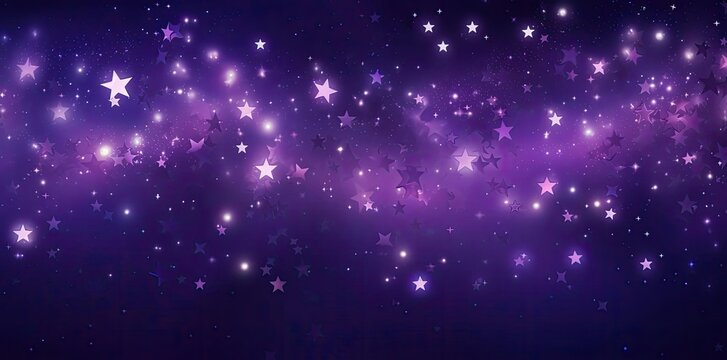 purple star background with a lot of sparkles