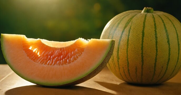 yubari king melon (singe cantaloupe melon) 