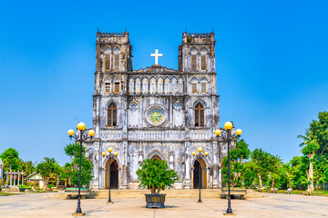 Mang Lang Church, the oldest church in Vietnam. The church was built in 1892 in gothic style.