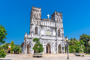 Mang Lang Church, the oldest church in Vietnam. The church was built in 1892 in gothic style.