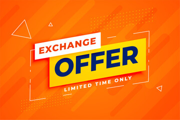 special exchange offer background for limited time only