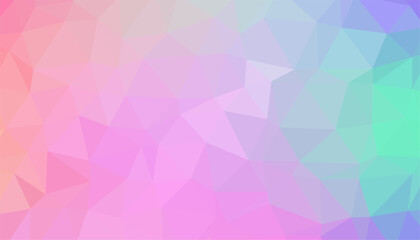 Obraz premium hologram gradient triangle shape pattern banner design