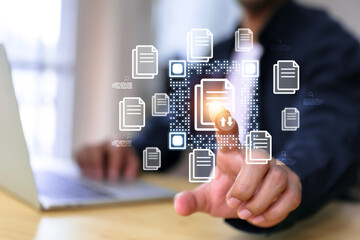 Search engine data document content management system and online file transfer download or sharing...