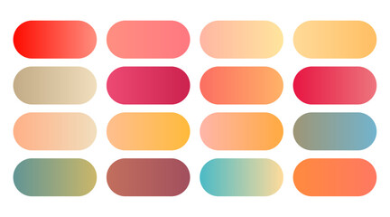 Fototapeta premium set of modern multicolor gradient color banners for next project