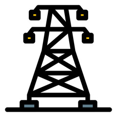 electric tower icon 
