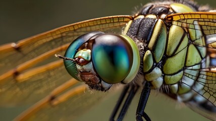 dragonfly on a branch