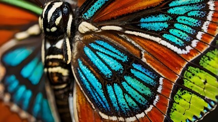 butterfly on the wall