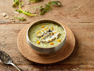 Abalone and Seaweed Rice Porridge