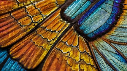 Patterns on butterfly wings