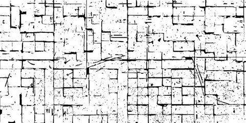 Grunge white and black wall background. Vector grunge overlay texture.  Abstract illustration surface dust and rough dirty wall background with empty template.