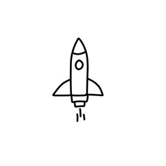 rocket outline icon