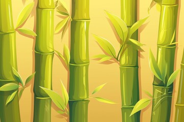 Bamboo Forest Illustration