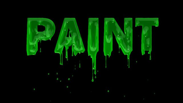 Decorative slime Font and Alphabet
