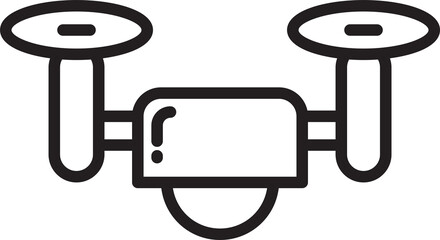 Drone Line Icon
