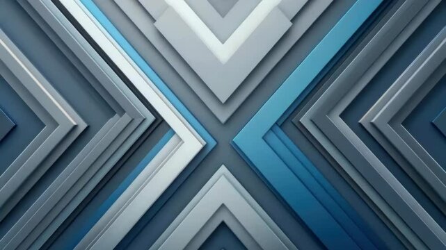 Diagonal Silver Lines on Blue Background