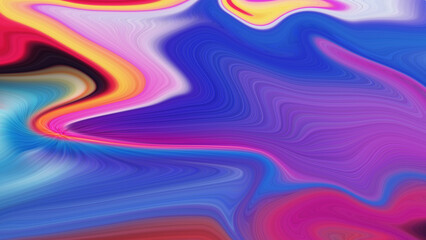 4K Abstract blend of colors background. contemporary texture with blur. mesh with a fluid gradient. abstract background with waves. bright, fluid color flow.