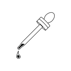 eye drops icon illustration