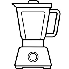 Electric blender vector illustration