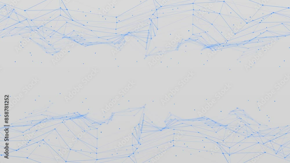 Poster digital motion waving wave flow cyberspace lights texture particles. science, cyber technology high 