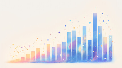 Obraz premium グラフのイラスト