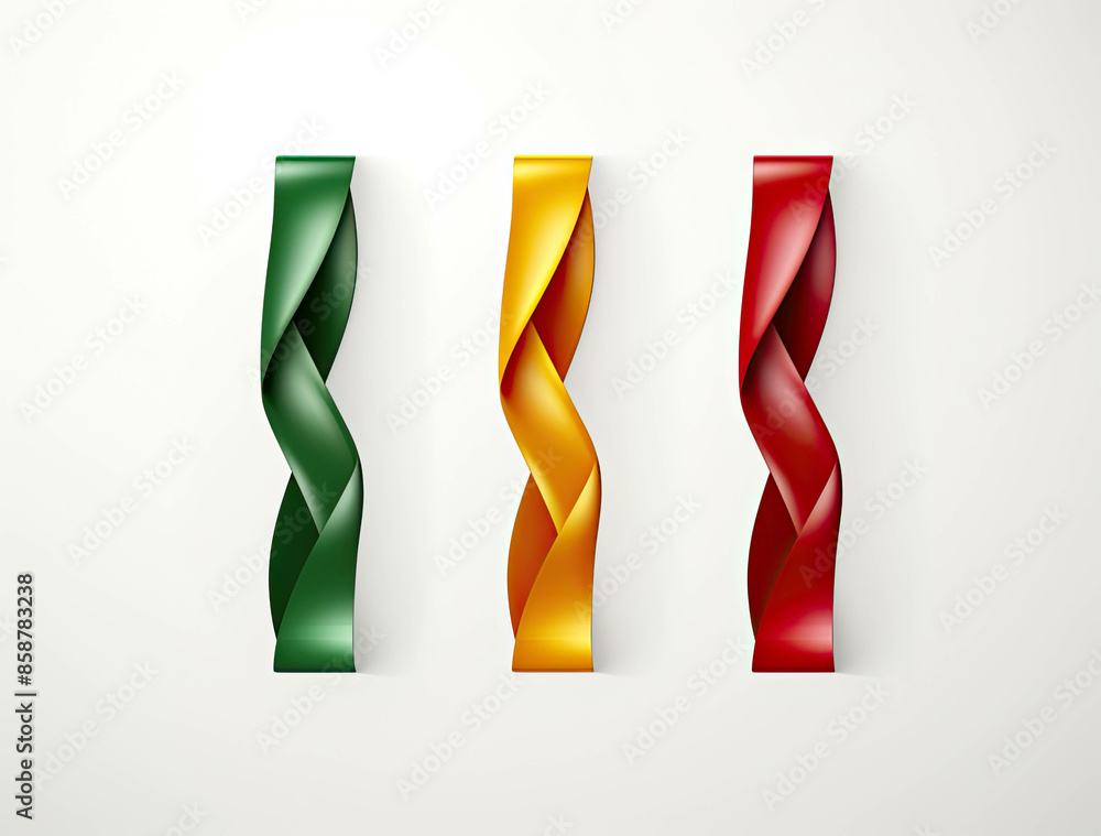 Aufkleber colored abstract shapes isolated graphic elements template background design