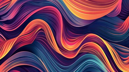 Fototapeta premium Dynamic abstract background with modern pattern for design – vector illustration