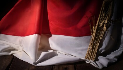 indonesia independence day, indonesia flag dark and vintage background