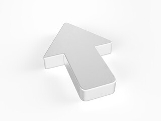 Metal arrow symbol