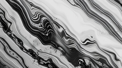 Black and white abstract background, Liquid marble pattern, Monochrome texture, black marble background
