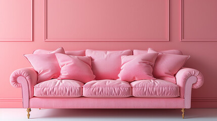 chair in soft pastel colors