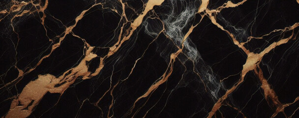 Black and gold marble texture design for cover book or brochure, poster, wallpaper background or realistic business and design artwork.