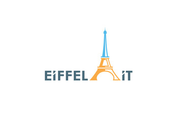 Eiffel tower Logo. business logo vector. abstract and unique logo