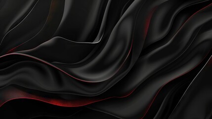 Obraz premium Elegant black abstract background with dark concept for modern design projects, vector illustration