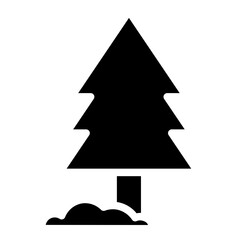 Fototapeta premium icon tree glyph
