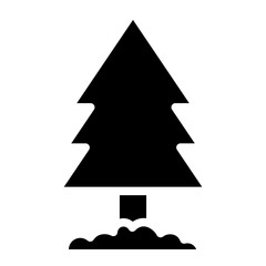 Fototapeta premium icon tree glyph