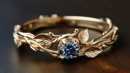 Obraz premium A Stunning Shot of a Large Wedding Ring Design