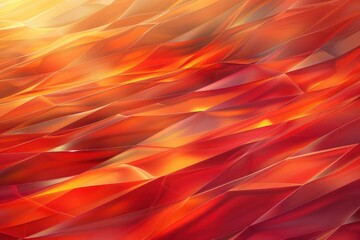 Abstract Background, a dynamic 3D wave pattern composed of smooth, overlapping triangles in...
