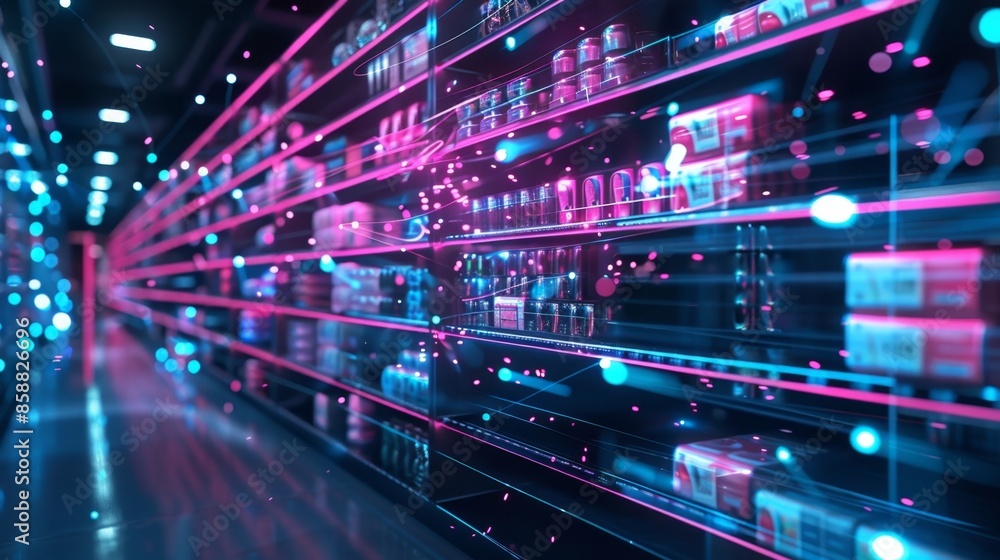 Poster these smart retail shelves powered by 5g offered a seamless shopping experience as the shelves dynam