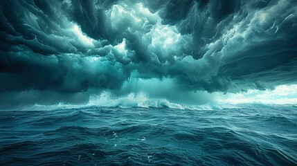 Foreboding Atmosphere: Dark Storm Clouds