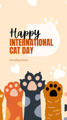 Orange International Cat Day 