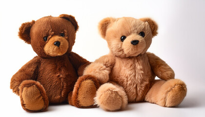 ぬいぐるみ テディベア おもちゃ かわいい 毛皮 クマ 白背景 子供 ソフト ラグジュアリー シンプル