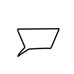 speech bubble line icon