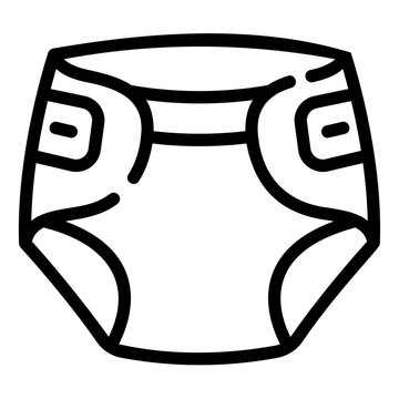 recommend clip art: diaper outline icon