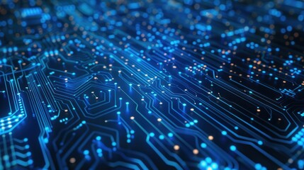 Obraz premium Abstract Digital Circuitry
