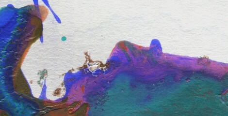 Fototapeta premium Luminous Flow: Exploring the Magic of Liquid Art in Oil Paint