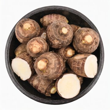 Fresh Raw Taro or Arbi Vegetable