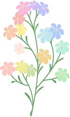 background with flowers