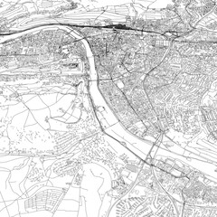 Fototapeta premium 3D illustration of city and urban in Wurzburg Germany