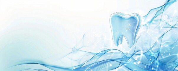 Abstract dental care background Generative Ai 